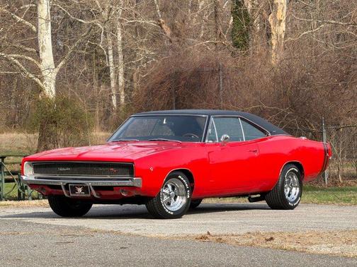 Red 1968 Dodge Charger R/T