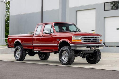 Red 1997 Ford F-250 HD