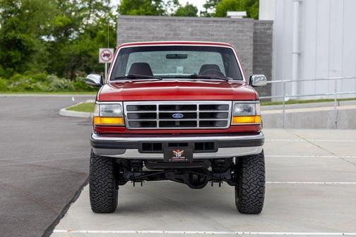Red 1997 Ford F-250 HD