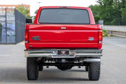 Red 1997 Ford F-250 HD
