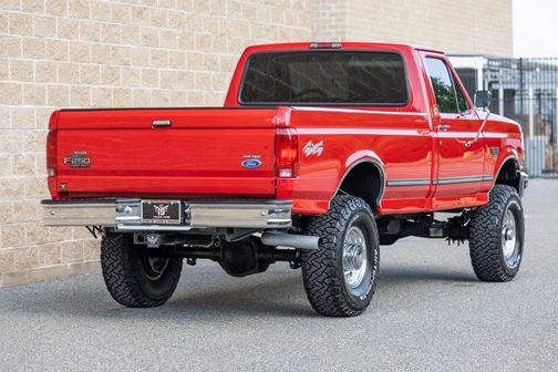 Red 1997 Ford F-250 HD