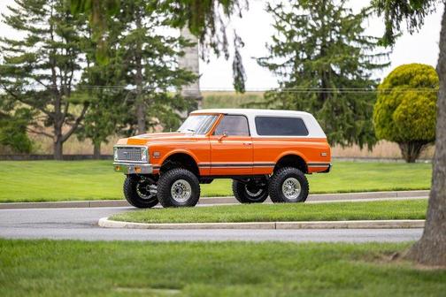 Orange 1972 Chevrolet Blazer