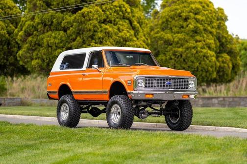 Orange 1972 Chevrolet Blazer
