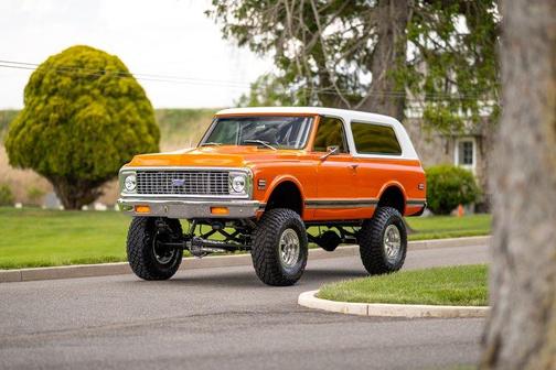 Orange 1972 Chevrolet Blazer