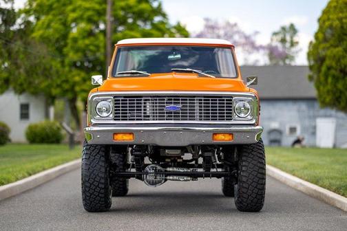 Orange 1972 Chevrolet Blazer