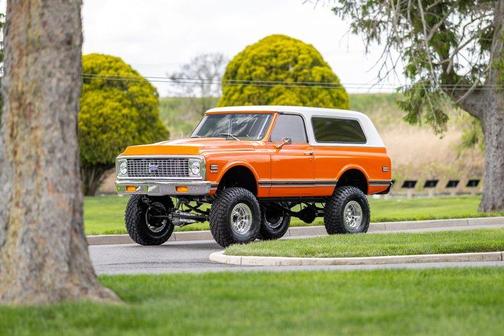 Orange 1972 Chevrolet Blazer