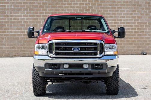 Red 2002 Ford F-250 Super Duty