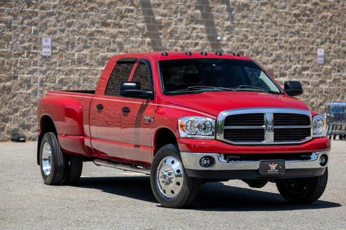 Red 2007 Dodge Ram 3500