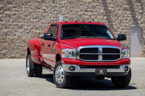 Red 2007 Dodge Ram 3500