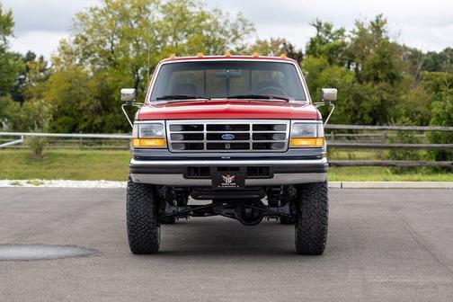 Red 1997 Ford F-250 HD