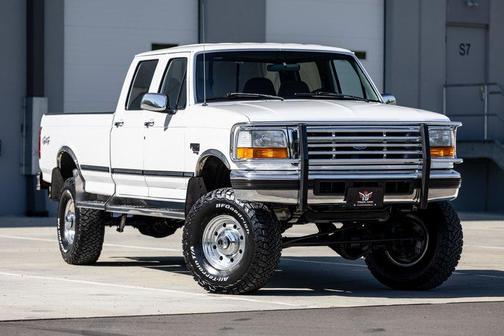 White 1996 Ford F-350 XL