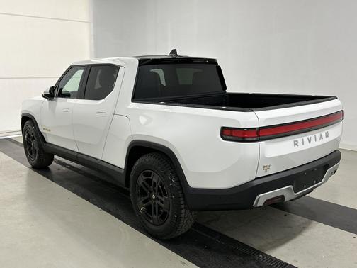 Glacier White 2023 Rivian R1T Adventure Quad Motor Large Pack