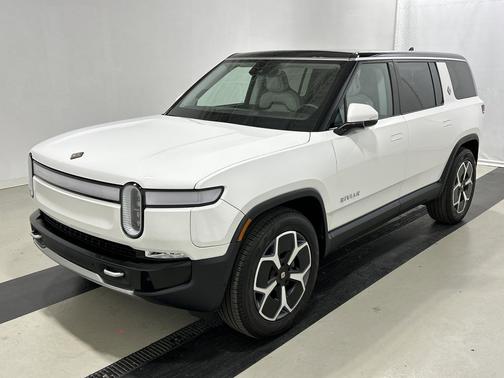 Glacier White 2024 Rivian R1S Adventure Package