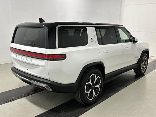 Glacier White 2024 Rivian R1S Adventure Package