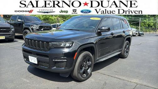 Diamond Black Crystal Pearlcoat 2025 Jeep Grand Cherokee L Limited