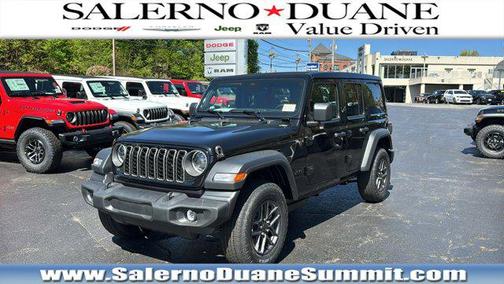 Black Clearcoat 2026 Jeep Wrangler Sport S SUV