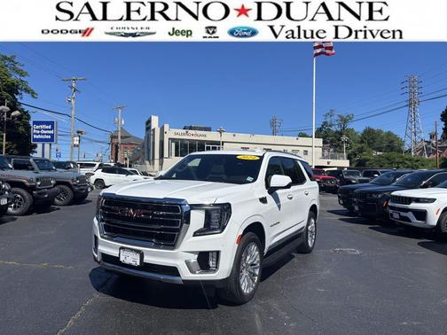 Summit White 2024 GMC Yukon SLT