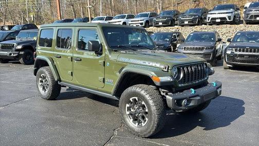 Sarge Green Clearcoat 2024 Jeep Wrangler 4xe Rubicon X