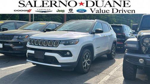 Bright White Clearcoat 2024 Jeep Compass Limited