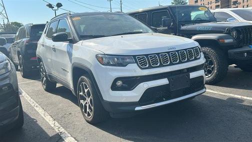 Bright White Clearcoat 2024 Jeep Compass Limited