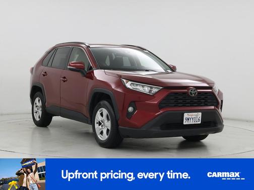 Red 2021 Toyota RAV4 XLE