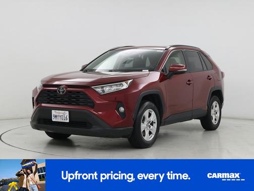 Red 2021 Toyota RAV4 XLE