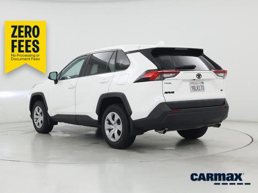 White 2022 Toyota RAV4 LE