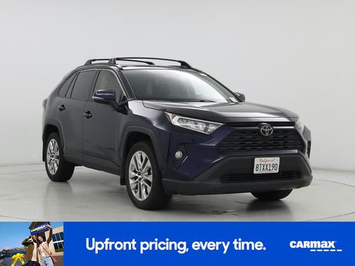 Blue 2021 Toyota RAV4 XLE Premium