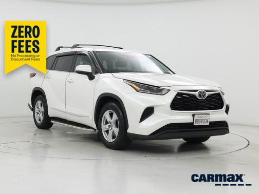 White 2021 Toyota Highlander L