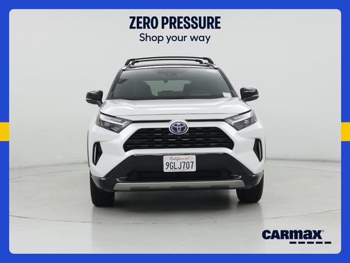 White 2023 Toyota RAV4 Hybrid XSE