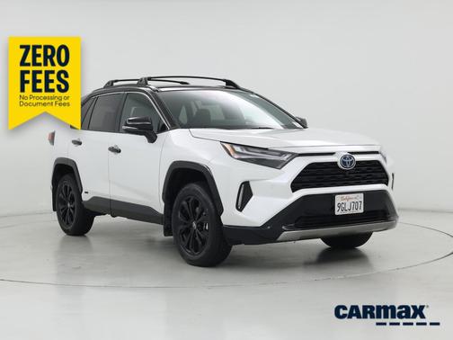 White 2023 Toyota RAV4 Hybrid XSE