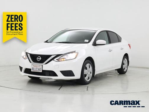 White 2019 Nissan Sentra S