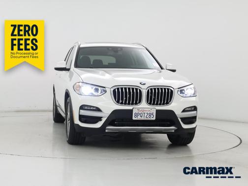 White 2020 BMW X3 sDrive30i