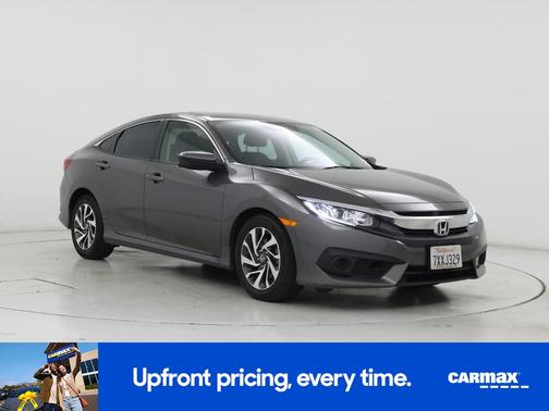Gray 2017 Honda Civic EX