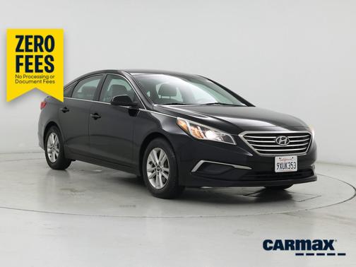Black 2017 Hyundai SONATA SE