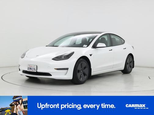 White 2021 Tesla Model 3 Standard Range Plus