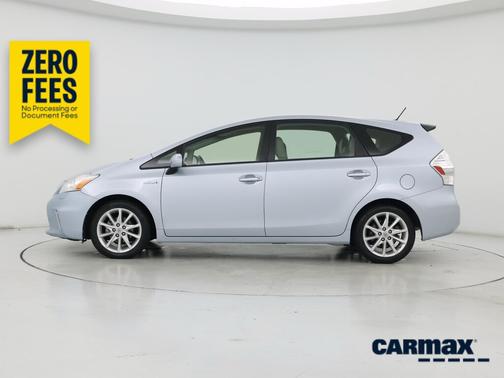 Blue 2014 Toyota Prius v Five