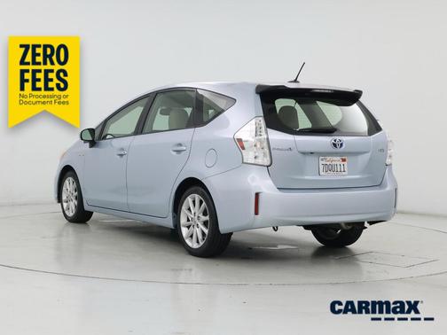 Blue 2014 Toyota Prius v Five