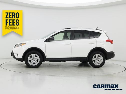 White 2015 Toyota RAV4 LE