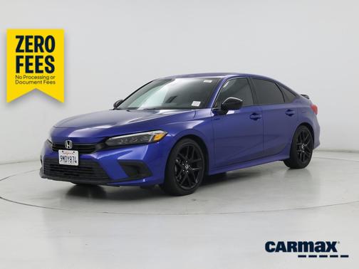 Blue 2024 Honda Civic Sport