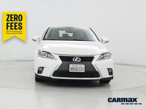White 2017 Lexus CT 200h