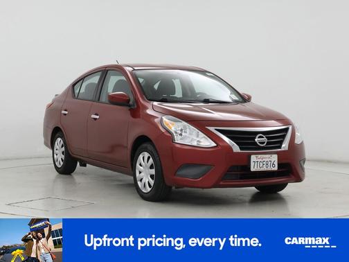 Red 2016 Nissan Versa SV