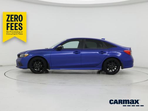 Blue 2022 Honda Civic Sport