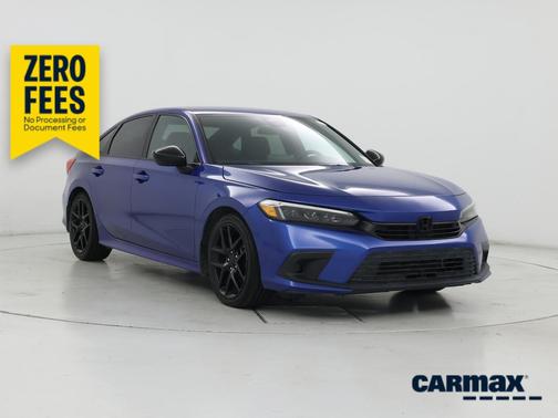 Blue 2022 Honda Civic Sport