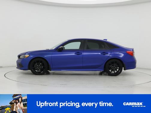Blue 2022 Honda Civic Sport