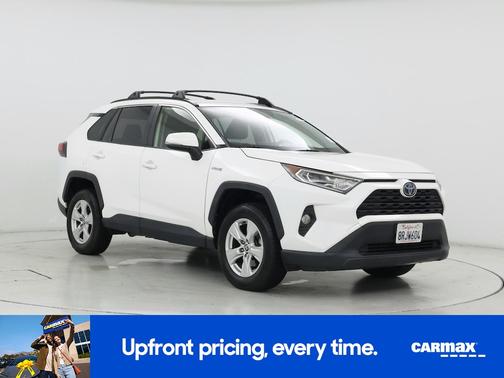 White 2020 Toyota RAV4 Hybrid XLE