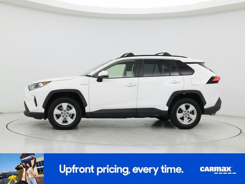 White 2020 Toyota RAV4 Hybrid XLE