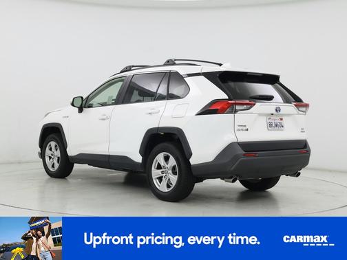 White 2020 Toyota RAV4 Hybrid XLE