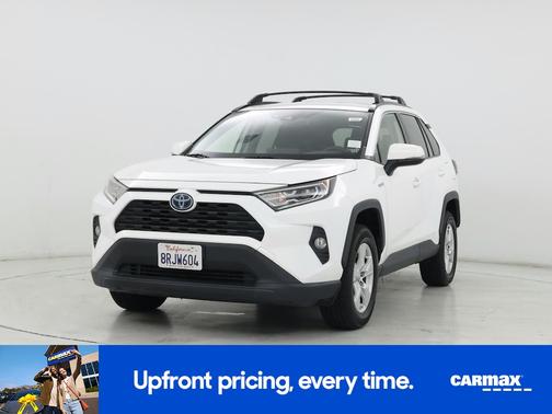 White 2020 Toyota RAV4 Hybrid XLE