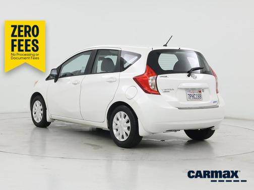White 2014 Nissan Versa Note S Plus